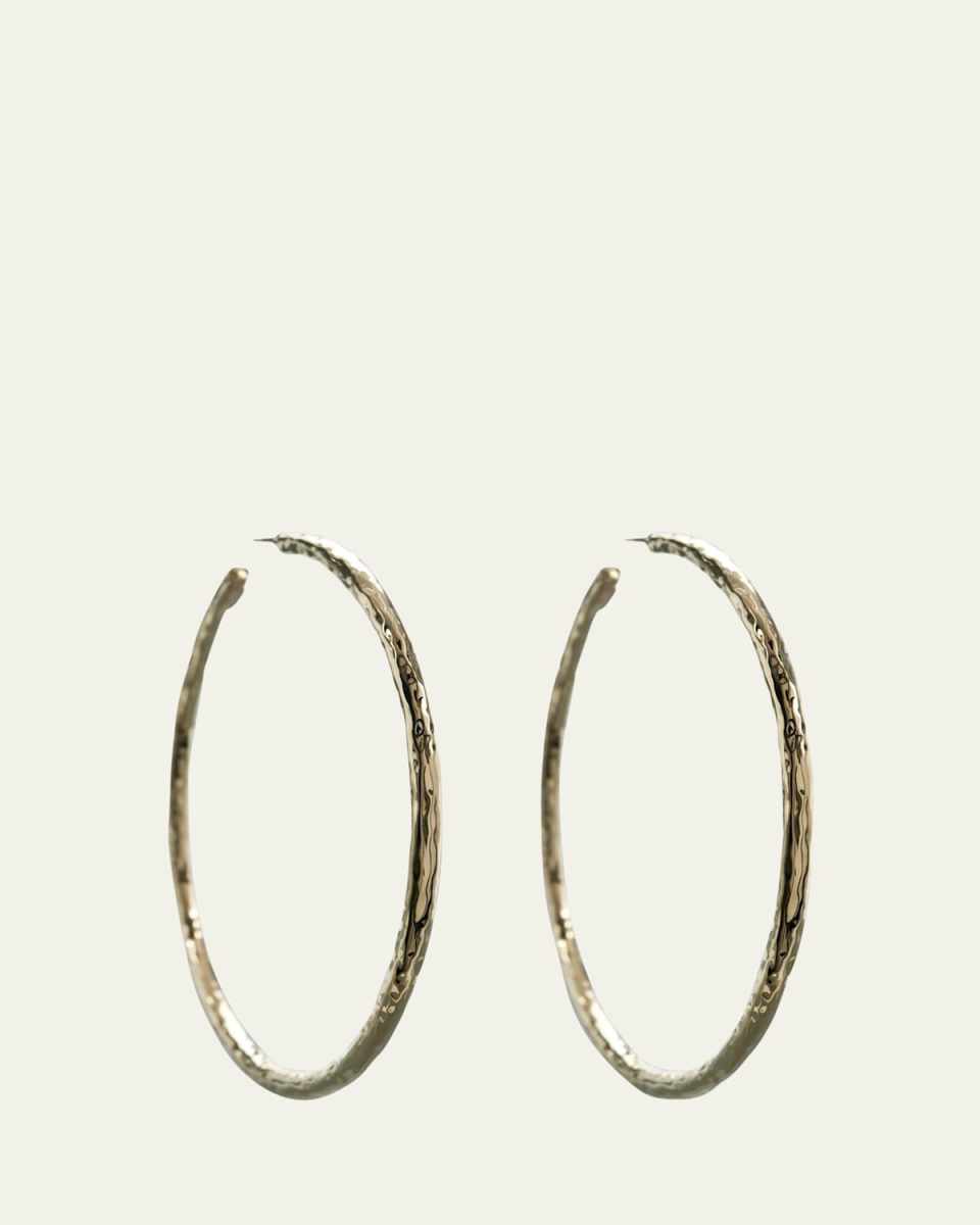 Extra Large Hoop Earrings in 18K Gold